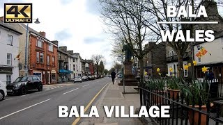 ⁴ᴷ Wales UK | A Walk Around Bala Village