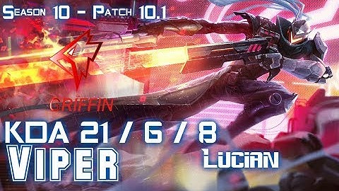 GRF Viper LUCIAN vs MISS FORTUNE ADC - Patch 10.1 KR Ranked