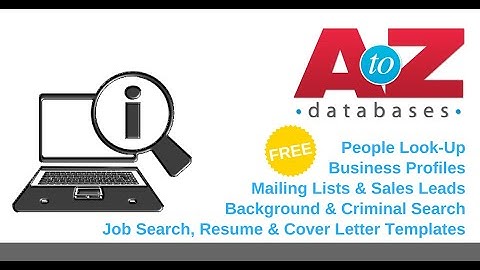 AtoZDatabases Tutorial-1