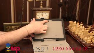 Чехол-обложка для Samsung Galaxy Tab Pro 10.1 SM-T520/T525 черный кожаный