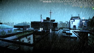 CryENGINE 3 City Backdrop - Night with Rain