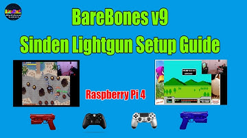 Raspberry Pi4 Sinden Lightgun image -  BareBones v9 install, setup and calibration with demos