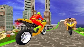 Virtual Superheroes hill Bike Tracks screenshot 5
