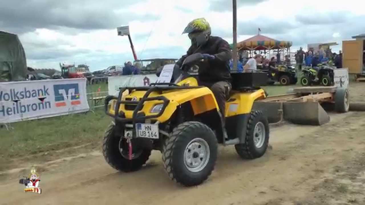 Quad Pulling Trecker Treck Sontheim 2015 YouTube
