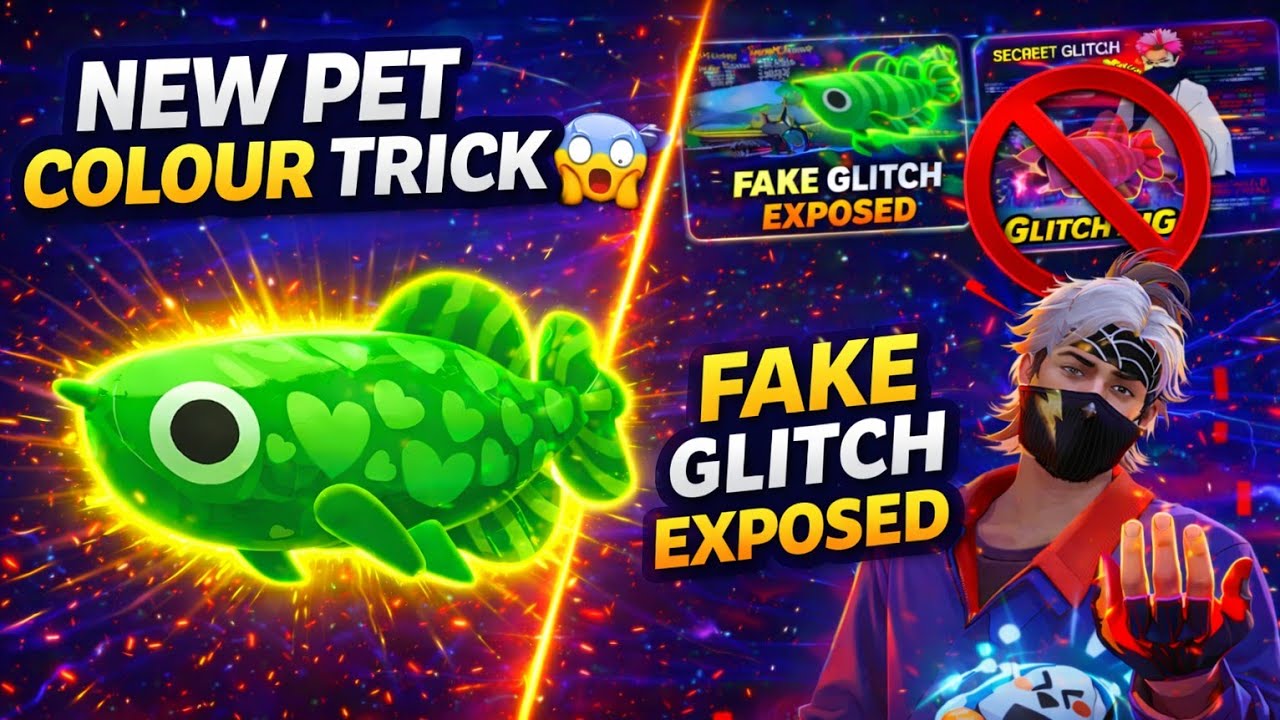 UNLIMITED COLOUR CHANGE🤩BASE DOUBLE PET TRICK 🤯 STEAL A PET FAST RUNNING TRICK 🤯FREE FIRE CRAFTLAND