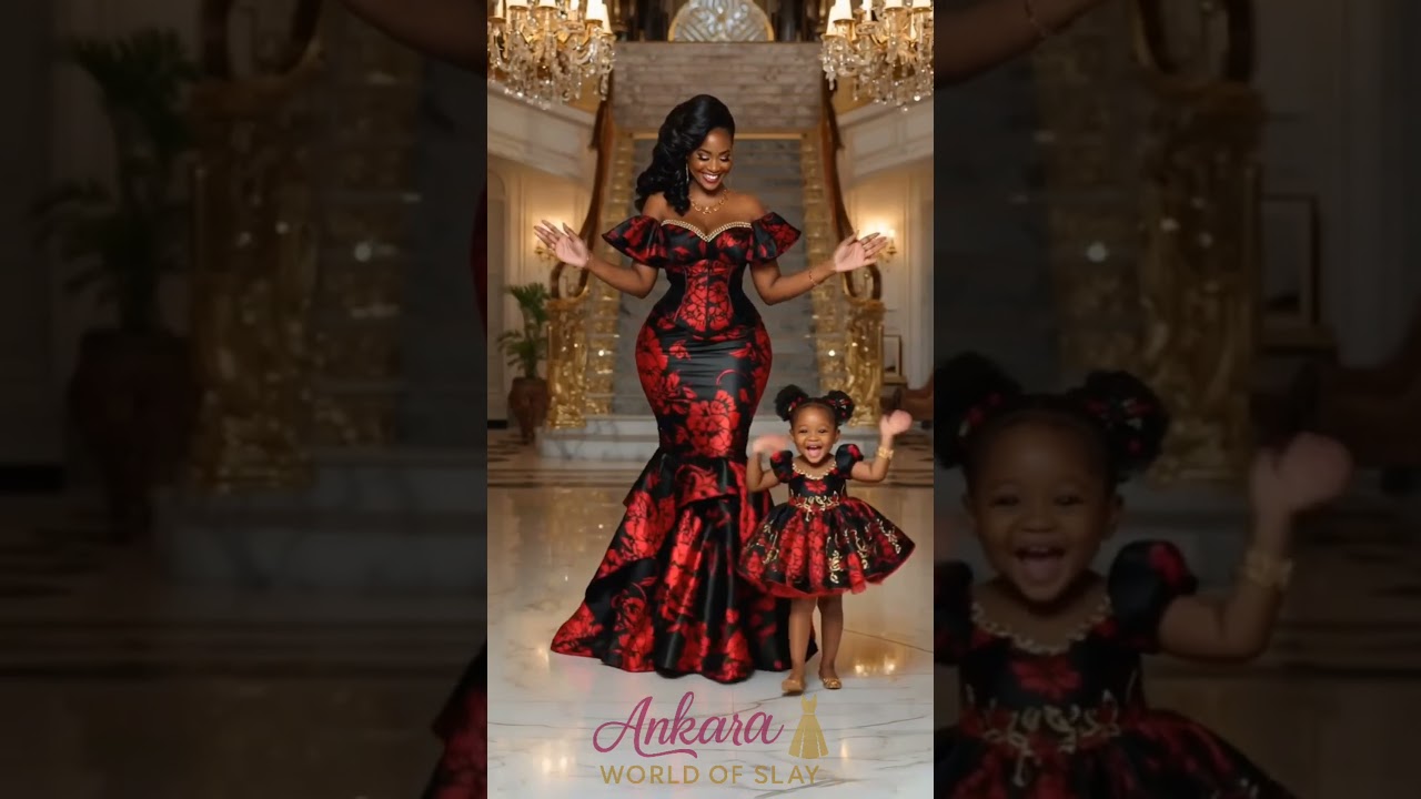 Elegant Mother & Daughter Ankara Styles | Saturday Chic Slay