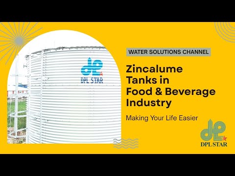 Zincalume Tanks in Beverage Industry | Modern Water Storage Tanks by DPL Star | Call +91 9205600125 - video from DPL Star