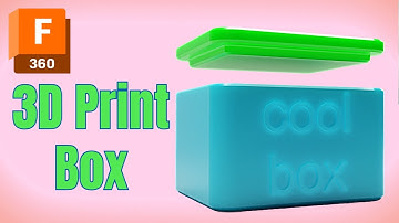 3D Printed Box with Lid Fusion 360