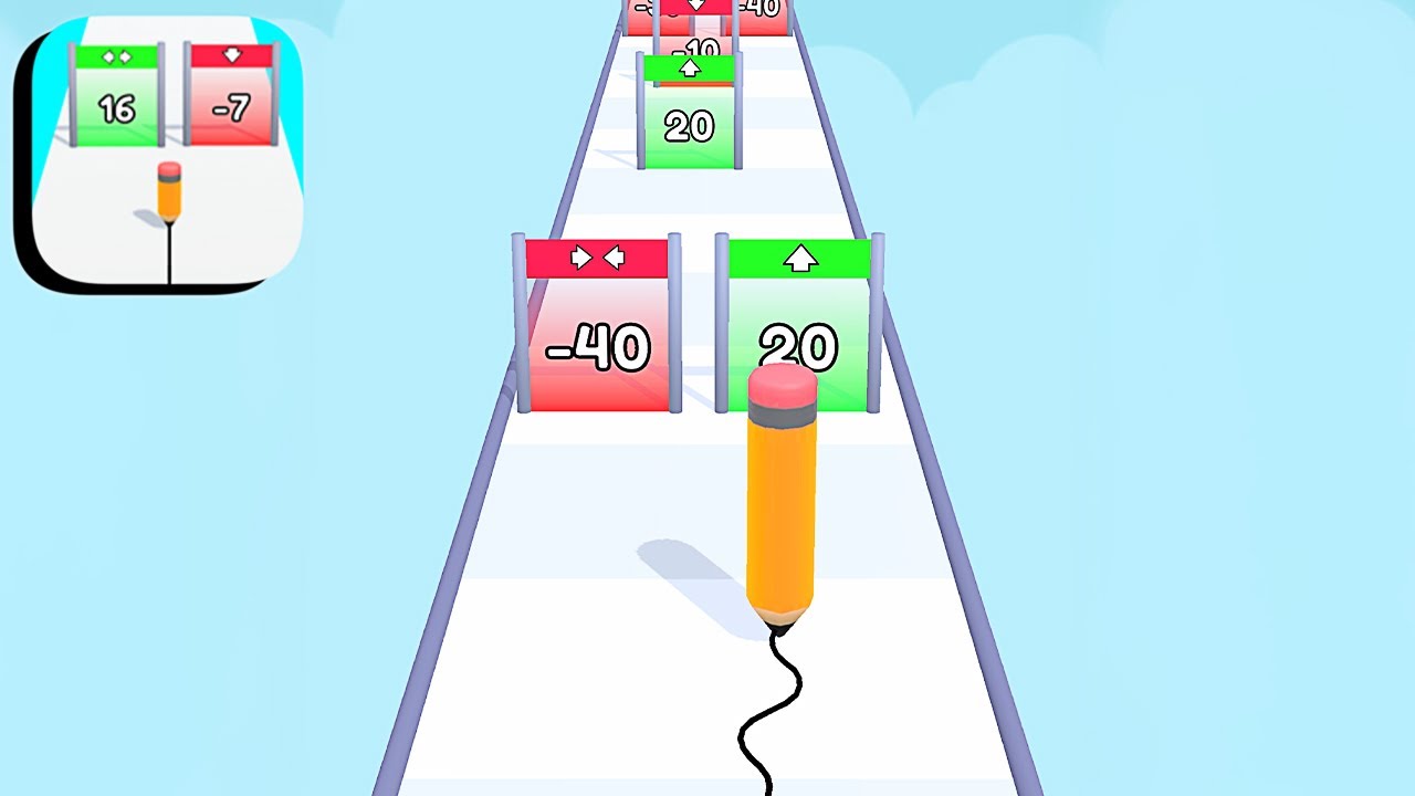 Long Pencil Run ​- All Levels Gameplay Android,ios (Part 2)
