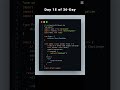 Day 15 of my 30 Day Code Snippet Challenge! NextJS, TailwindCSS, Shadcn,AuthJs,Prisma