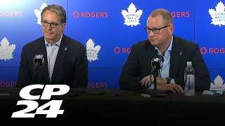 Maple Leafs introduce Brad Treliving as general manager