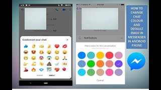 How to Change Chat Colour And Default Emoji In Messenger In Android Phone screenshot 5