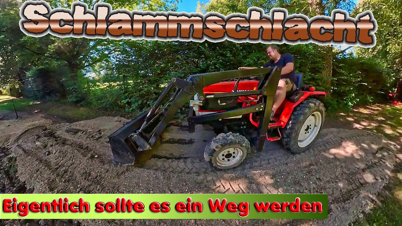 Schlammschlacht - Eigentlich sollte es ein Weg werden 🤷‍♂️