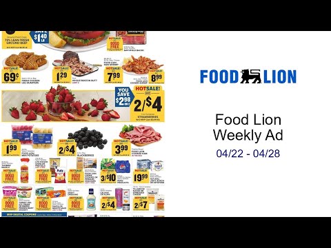 Food Lion Weekly Ad 04/22 04/28