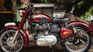 Royal Enfield Old Bullet Old Bullet Restoration Modified Modifications Mp07 Rr Bullet350