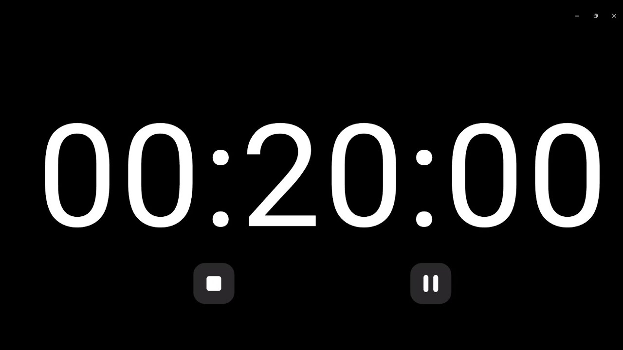 20 Minutes Timer