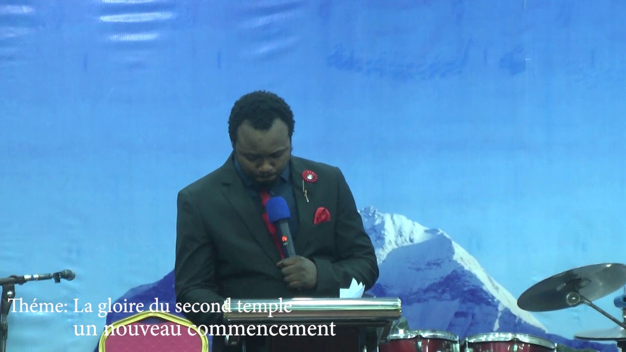 La gloire du second temple un nouveau commencement pasteur Onesime