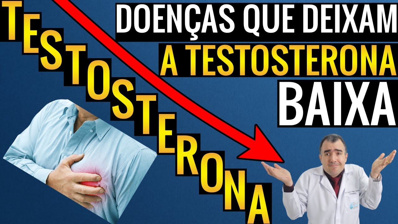 Problemas de saúde que deixam sua TESTOSTERONA BAIXA!!!