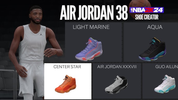 NBA 2K23 Next Gen Shoe Creator Nike Zoom GT Cut 2 Jordan Poole Pack 