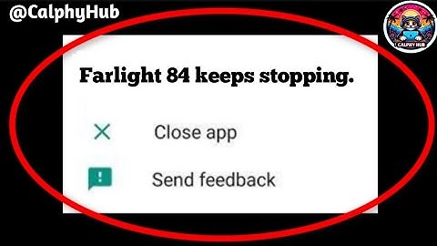 How to fix farlight 84 keeps stopping | how to fix farlight 84 has stop #farlight84 #keepsstopping