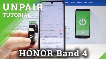 How to Unpair HONOR Band 4 - Disconnect Smartband