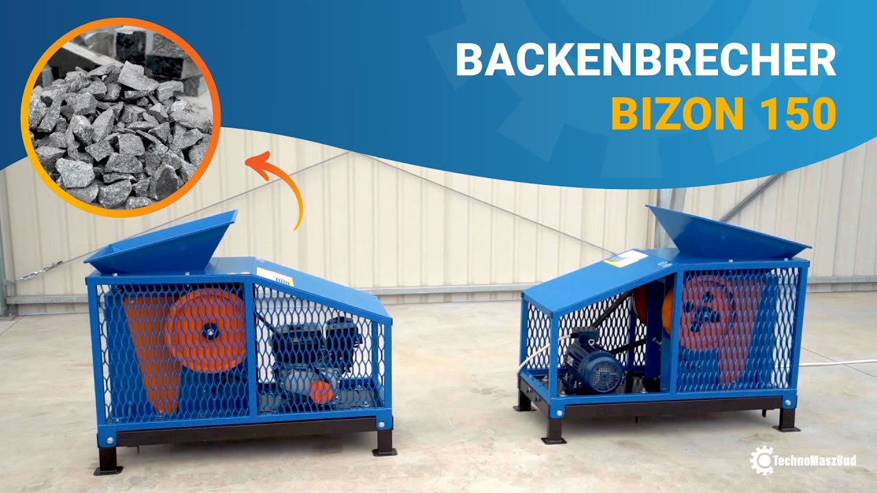 „BIZON-150“ – Brecher für Stein, Ziegel, Beton und andere harte Abfälle