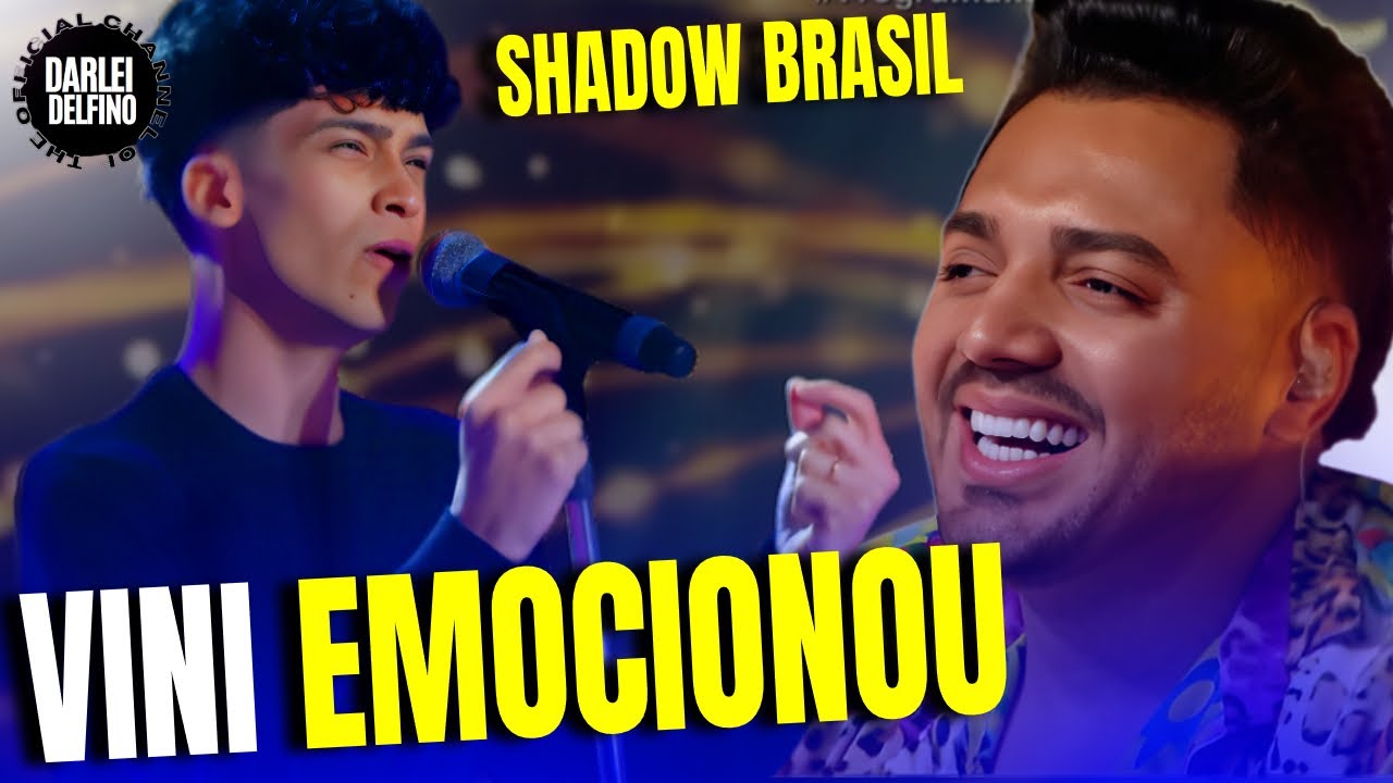 VINI FLORES canta no SHADOW BRASIL SENHOR E REI e JURADOS FICARAM ASSUSTADOS 