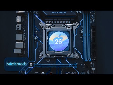 Установка Hackintosh MacOs 26 Tahoe на материнскую плату Huananzhi X99-QD4