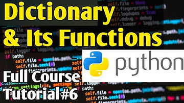 Dictionary In Python & Its Functions | Python Tutorials For Absolute Beginners In Urdu