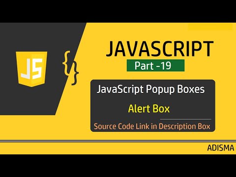 JavaScript Alert Box: How to Show Message on Button Click |Tutorial For Beginners in Hindi || Adisma