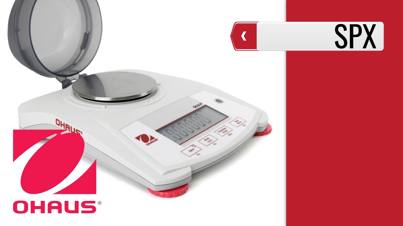 OHAUS Scout® SPX Portable Balance (product video presentation)