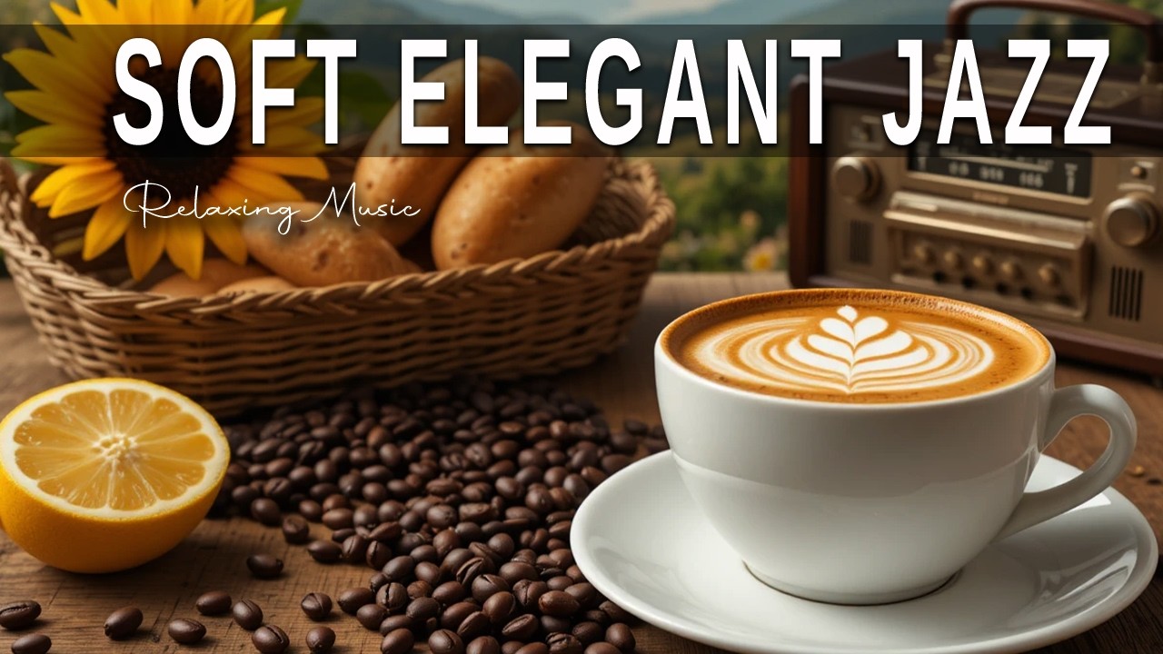 Soft Elegant Jazz ☕ Bossa Nova instrumental for  Studying, Working & Great Moods