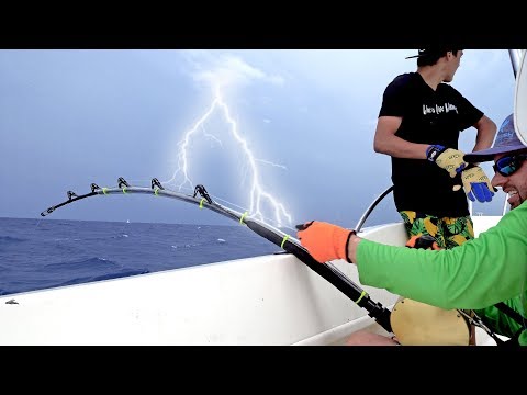 Thumbnail for Hooked up to a Giant Shark in a TERRIBLE Lightning Storm - ft. Paul Cuffaro