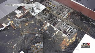 BEFORE & AFTER PICTURES: Carmel High School students begin class on schedule after explosion