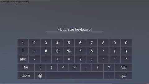 VR Keyboard Pro Unity Plugin