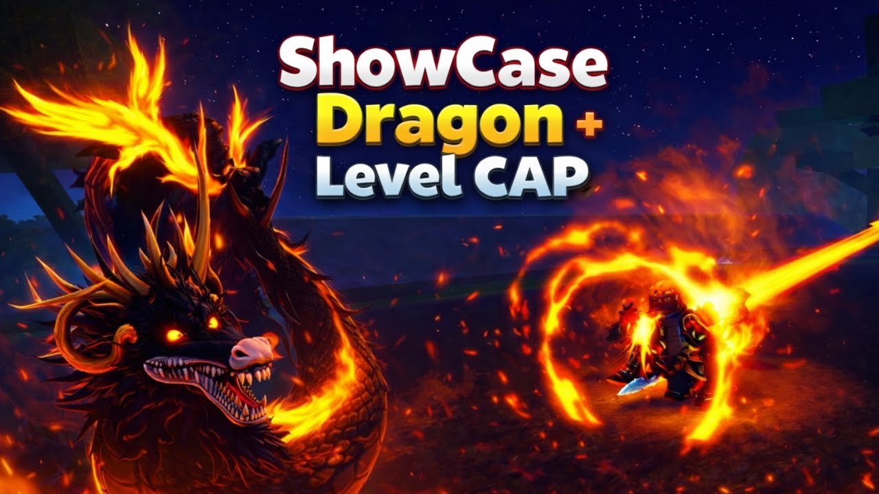 SHOWCASE + LEVEL CAP da DRAGON no GPO!