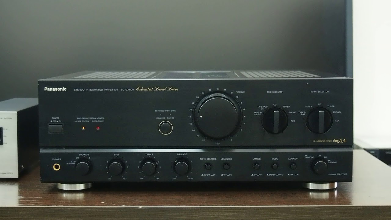 Panasonic SU-VX800 ￥74,800(1991年発売) - YouTube