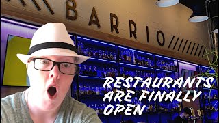 Finally back in a restaurant | Michigan Food Vlog!!