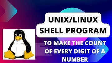 Shell script to make the count of every digit of a number Part-30