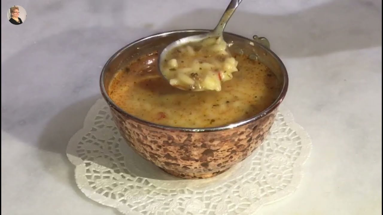 Kıymalı terbiyeli arpa şehriye çorbası-yemek fikirleri/ Yemek Tarifleri