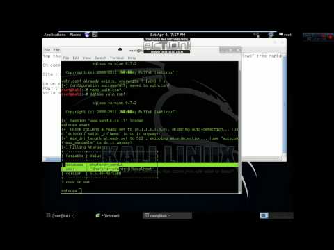 Sqlsus Kali linux
