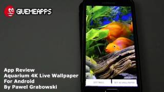 Aquarium 4K Live Wallpaper Android App Review screenshot 3