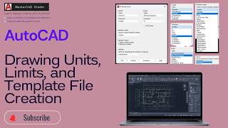 How to Set Units &amp; Limits in AutoCAD | Creating a Custom Template (Hindi)