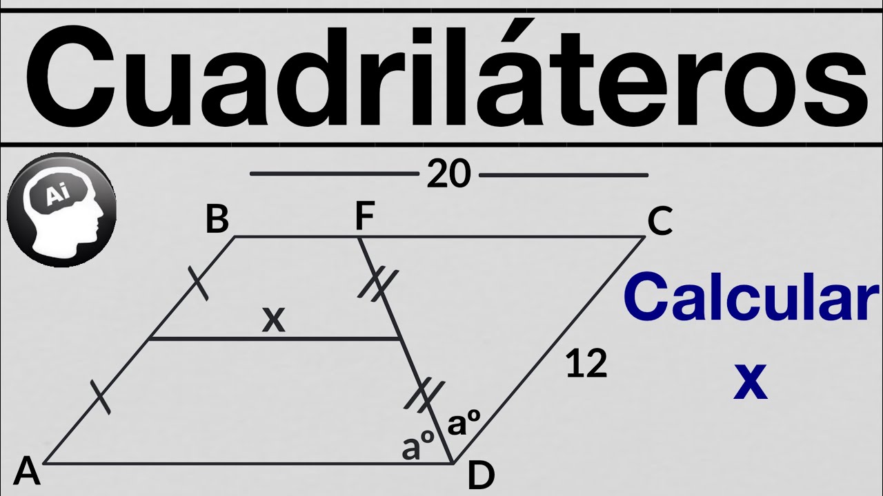 Problema de cuadrilateros paralelogramo trapecio, image size:1280x720