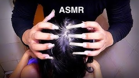 Fast Aggressive ASMR Scalp Scratch itchy With Long Nails ( No Talking )