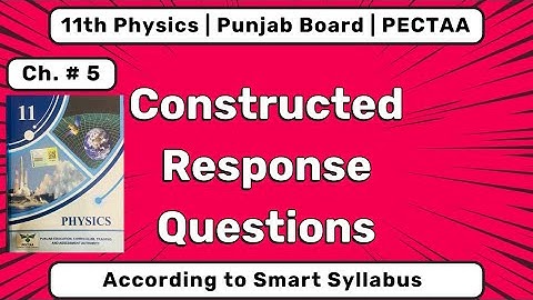 11th Class Physics Ch 5 CRQs | Solid and Fluid Dynamics | PECTAA Book 2025