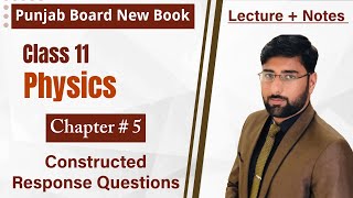11th Class Physics Ch 5 CRQs | Solid and Fluid Dynamics | PECTAA Book 2025