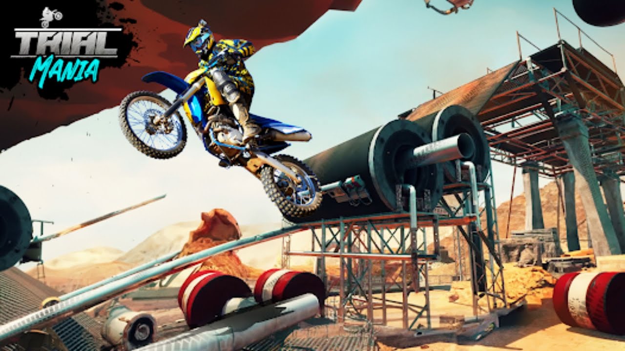 Trial Mania Motorcycle Dirt Bike Games Android Gameplay