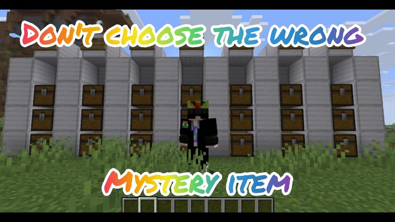 DON'T CHOOSE THE WRONG MYSTREY ITEM IN MINECRAFT