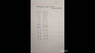 Place values#worksheet #mathematics #viralvideo